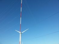 Met mast turbine